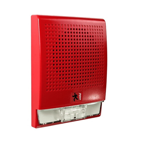 Parlante Estrobo Pared Edwards Genesis G4R-S2VM Rojo 25V Sin Leyenda